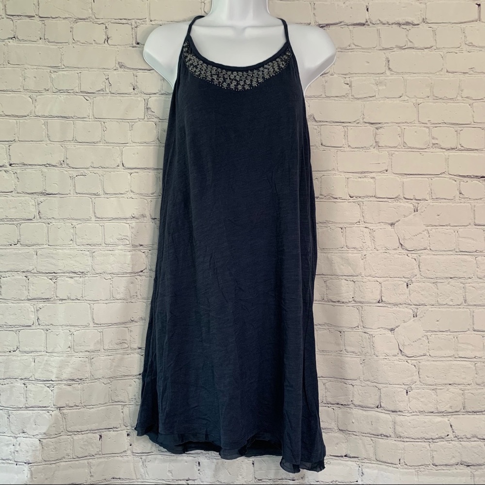 NWT American eagle navy blue dress size large